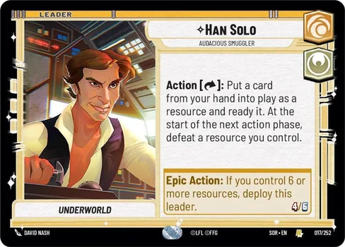 Han Solo — Audacious Smuggler, Spark of Rebellion #017