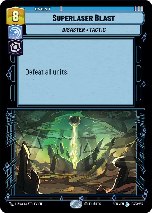 Superlaser Blast, Spark of Rebellion #043
