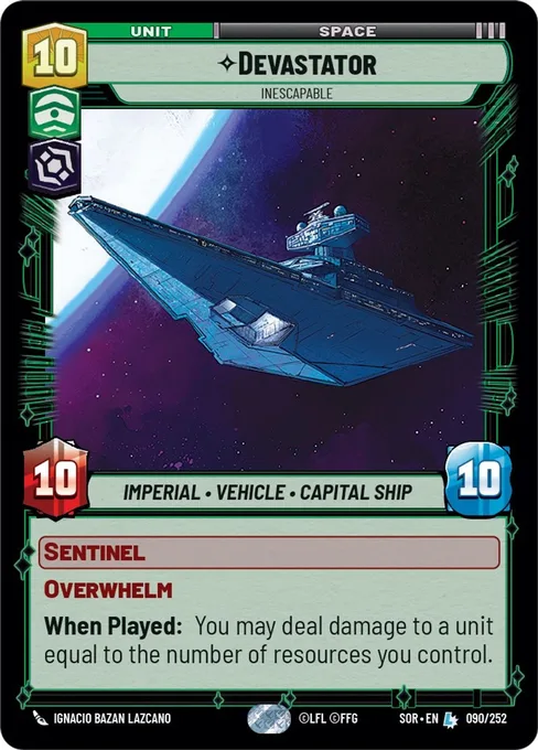 Devastator — Inescapable, Spark of Rebellion #090F