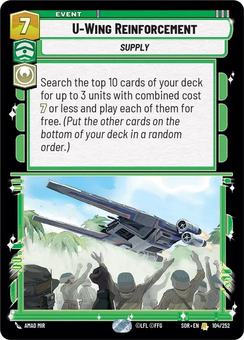 U-Wing Reinforcement, Spark of Rebellion #104