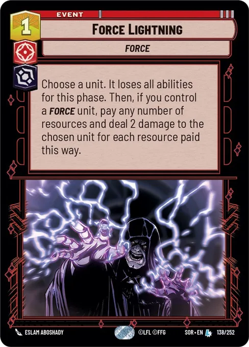 Force Lightning, Spark of Rebellion #138F