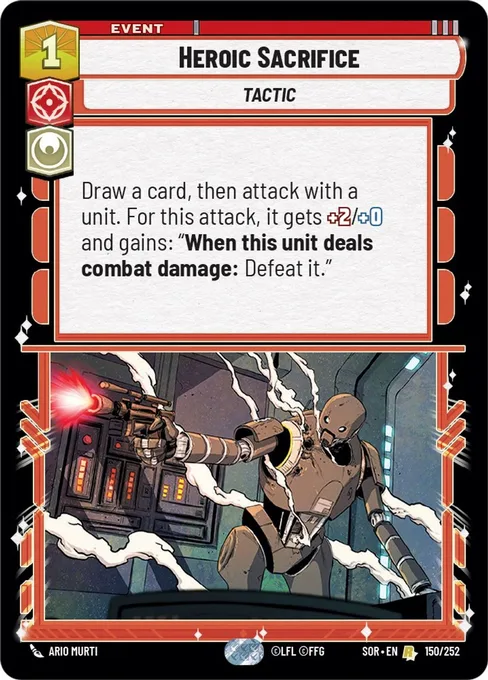 Heroic Sacrifice, Spark of Rebellion #150