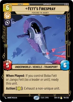 Fett's Firespray — Pursuing the Bounty, Normal