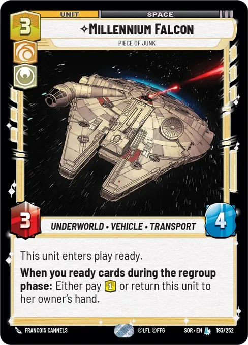 Millennium Falcon — Piece Of Junk, Spark of Rebellion #193