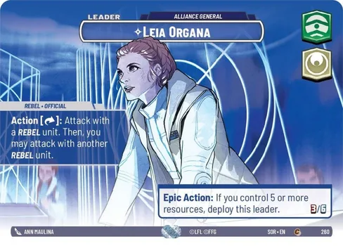 Leia Organa — Alliance General, Spark of Rebellion #260
