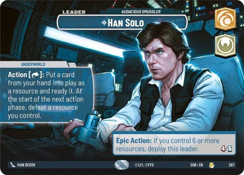 Han Solo — Audacious Smuggler, Spark of Rebellion #267