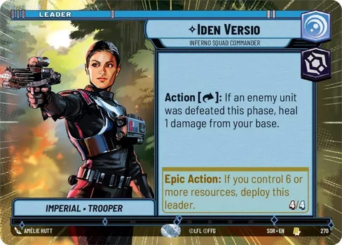 Iden Versio — Infero Squad Commander, Spark of Rebellion #270