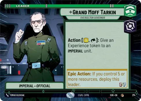 Grand Moff Tarkin — Oversector Governor, Spark of Rebellion #274