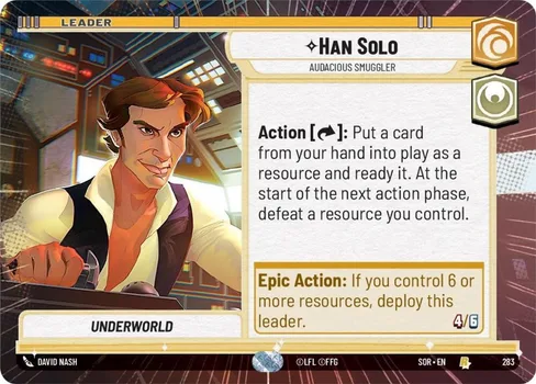 Han Solo — Audacious Smuggler, Spark of Rebellion #283