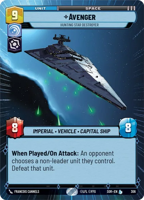 Avenger — Hunting Star Destroyer, Spark of Rebellion #306