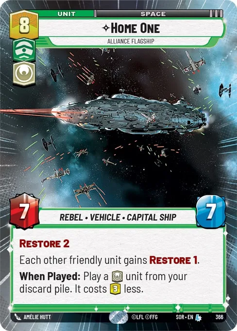 Home One — Alliance Flagship, Spark of Rebellion #366