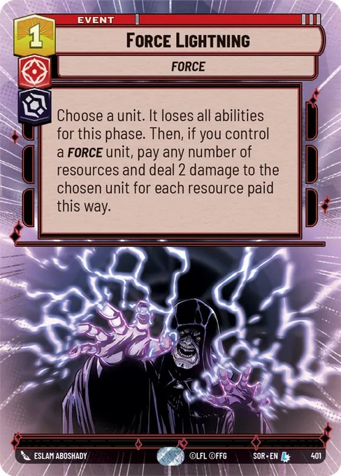 Force Lightning, Spark of Rebellion #401
