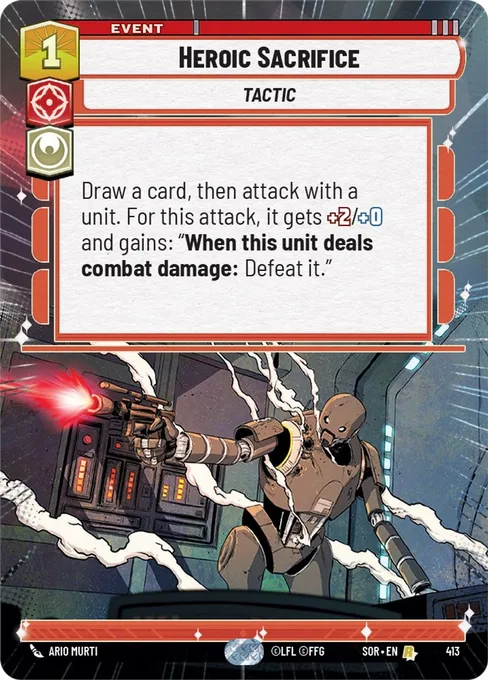 Heroic Sacrifice, Spark of Rebellion #413