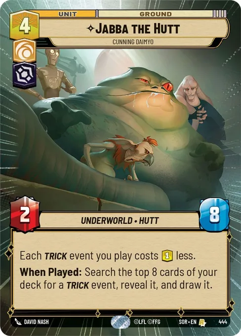 Jabba the Hutt — Cunning Daimyo, Spark of Rebellion #444F