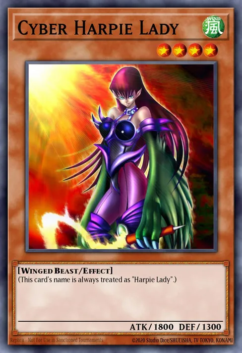 Cyber Harpie Lady, The Lost Millennium Sneak Peek Participation Card #SP1-EN001