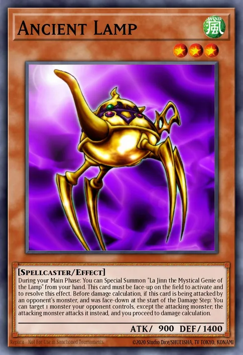 Ancient Lamp, Shadow of Infinity Sneak Peek Participation Card #SP2-EN001