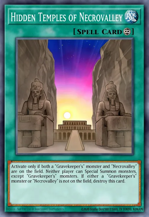 Hidden Temples of Necrovalley, Speed Duel Starter Decks: Destiny Masters #SS01-ENB13