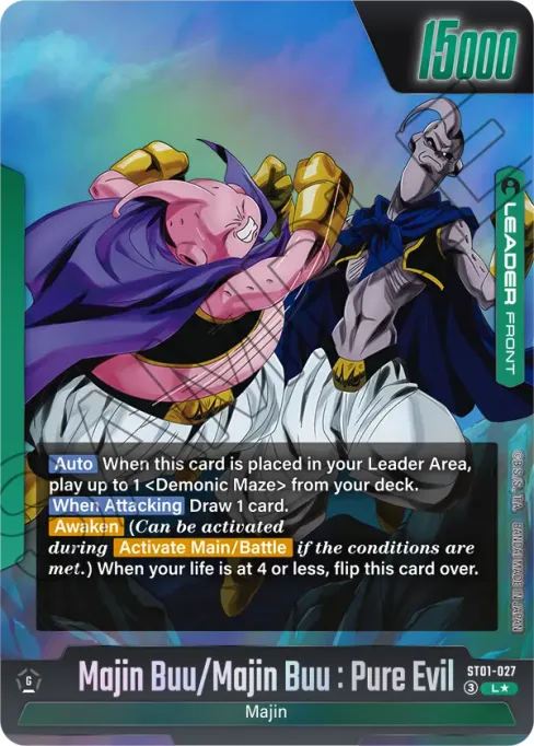 Majin Buu/Majin Buu : Pure Evil, Story Booster 01 #ST01-027_p1