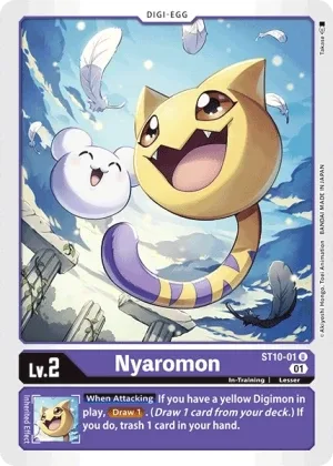 Nyaromon, ST-10: Starter Deck Parallel World Tactician #ST10-01