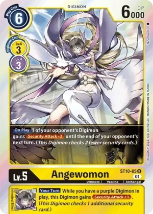 Angewomon, ST-10: Starter Deck Parallel World Tactician #ST10-05
