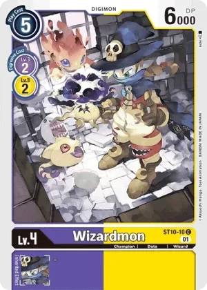 Wizardmon, ST-10: Starter Deck Parallel World Tactician #ST10-10