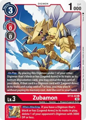 Zubamon, ST-13: Starter Deck RagnaLoardmon #ST13-02
