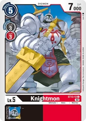 Knightmon, ST-13: Starter Deck RagnaLoardmon #ST13-12