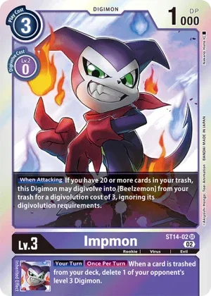 Impmon, ST-14: Advanced Deck Set Beelzemon #ST14-02