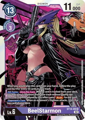 BeelStarmon, ST-14: Advanced Deck Set Beelzemon #ST14-09