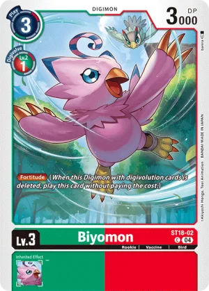 Biyomon, ST-18: Starter Deck Guardian Vortex #ST18-02
