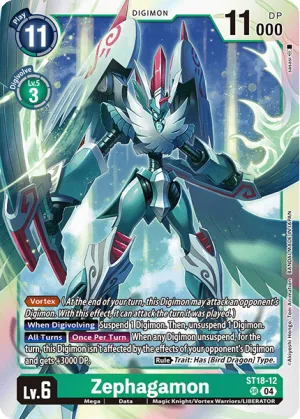 Zephagamon, ST-18: Starter Deck Guardian Vortex #ST18-12