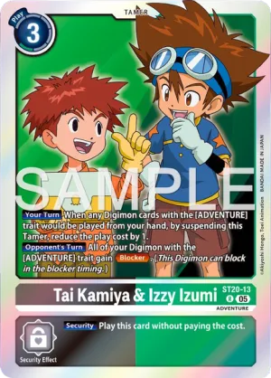 Tai Kamiya & Izzy Izumi, ST-20: STARTER DECK PROTECTOR OF LIGHT #ST20-13
