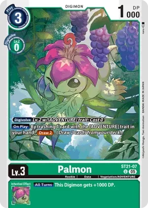 Palmon, ST-21: STARTER DECK HERO OF HOPE #ST21-07