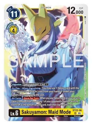 Sakuyamon: Maid Mode, ST-22: ADVANCED DECK SET AMETHYST MANDALA #ST22-06