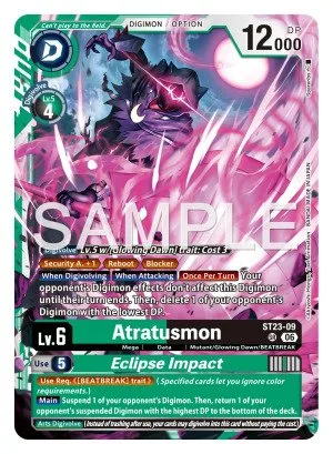 Atratusmon, ST-23: STARTER DECK DIGIMON BEATBREAK #ST23-09