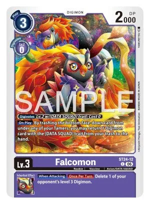 Falcomon, ST-24: STARTER DECK DIGIMON DATA SQUAD #ST24-12