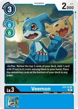 Veemon, ST9 #ST9-02