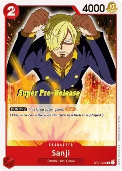 Sanji, ST01-004, Reprint 1, English