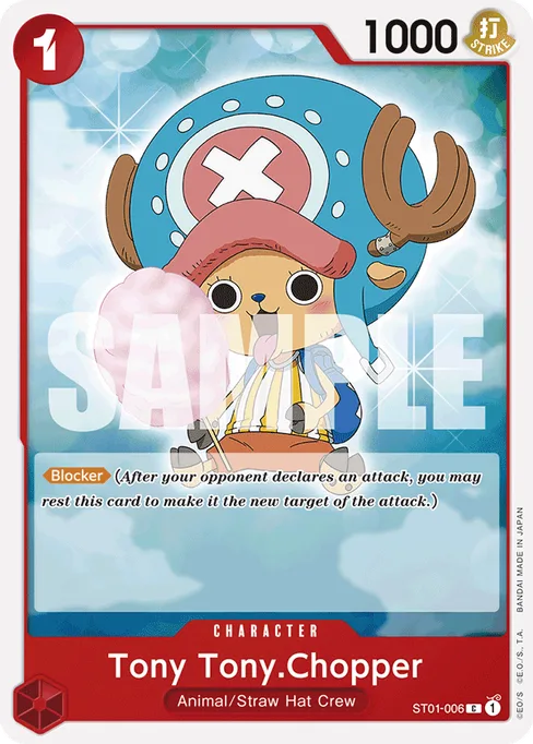 Tony Tony.Chopper, ST01-006, Reprint 1, English