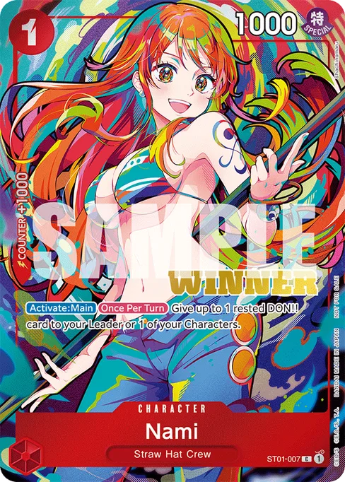 Nami, ST01-007, Parallel 5, English