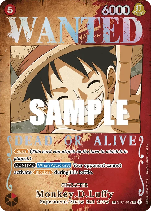 Monkey.D.Luffy, Straw Hat Crew #ST01-012_p1