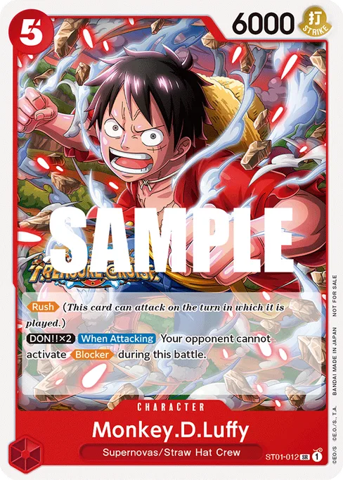 Monkey D. Luffy, ST01-012, Parallel 4, English