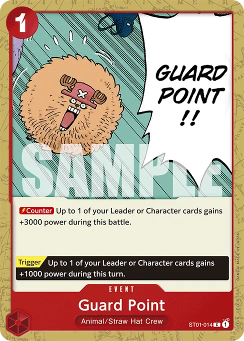 Guard Point, ST01-014, Reprint 1, English
