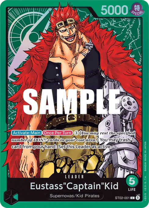 Eustass"Captain"Kid, Worst Generation #ST02-001