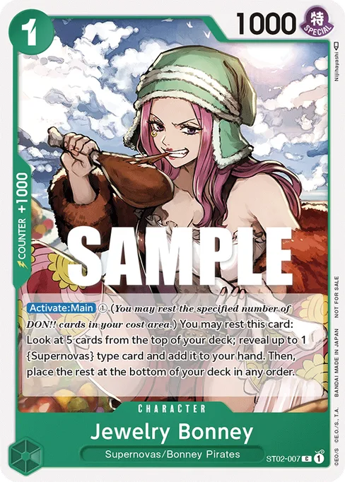 Jewelry Bonney, ST02-007, Parallel 1, English