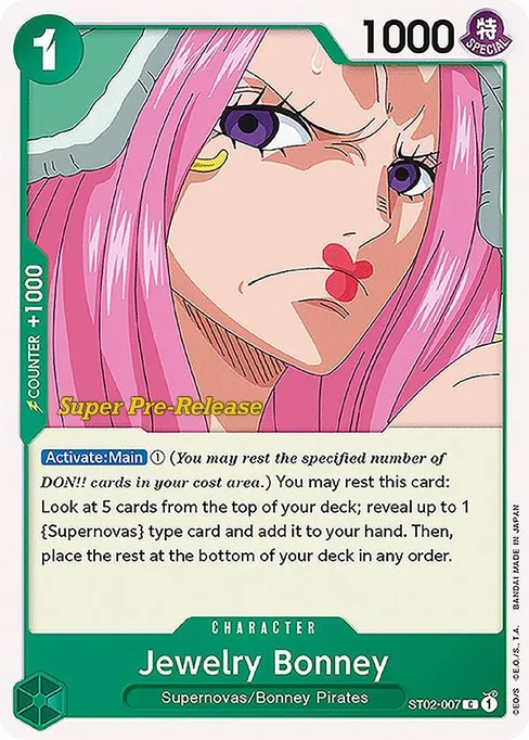 Jewelry Bonney, ST02-007, Parallel 4, English
