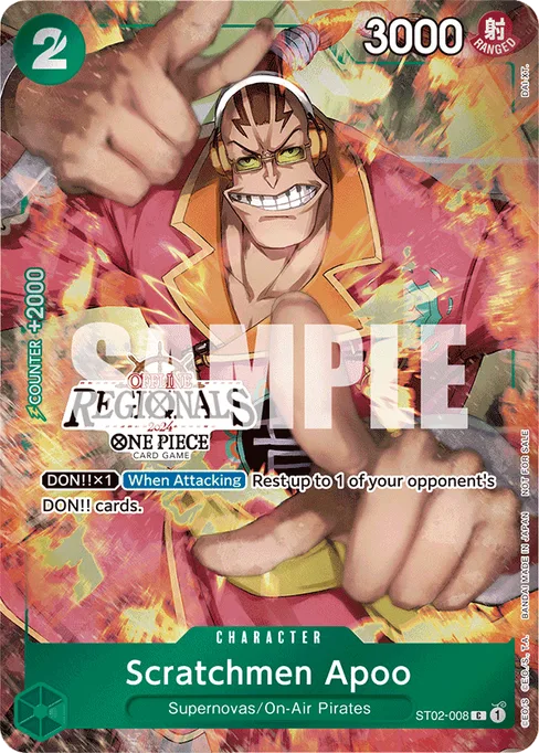 Scratchmen Apoo, ST02-008, Parallel 1, English