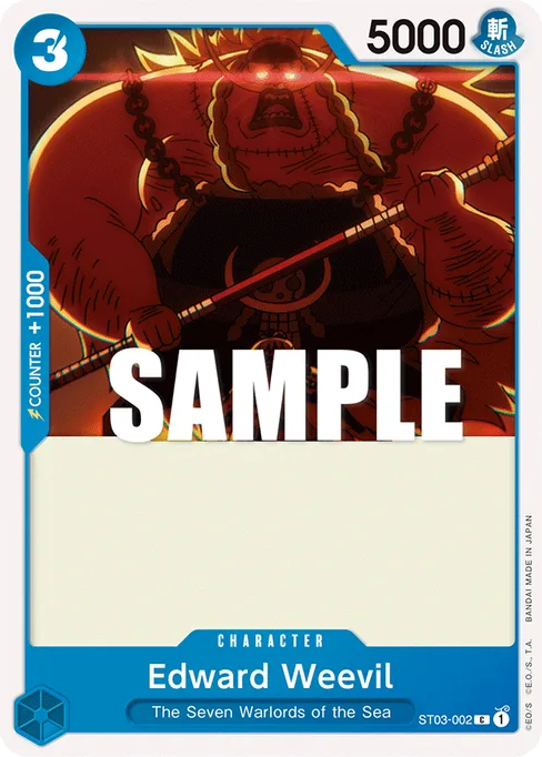 Edward Weevil, The Seven Warlords of the Sea #ST03-002