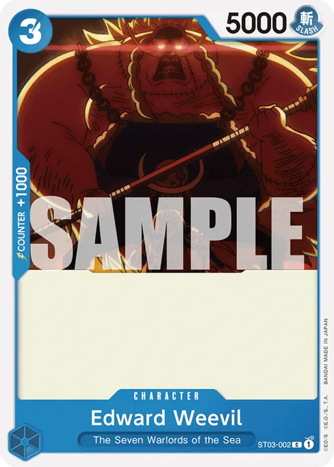 Edward Weevil, The Seven Warlords of the Sea #ST03-002_r1