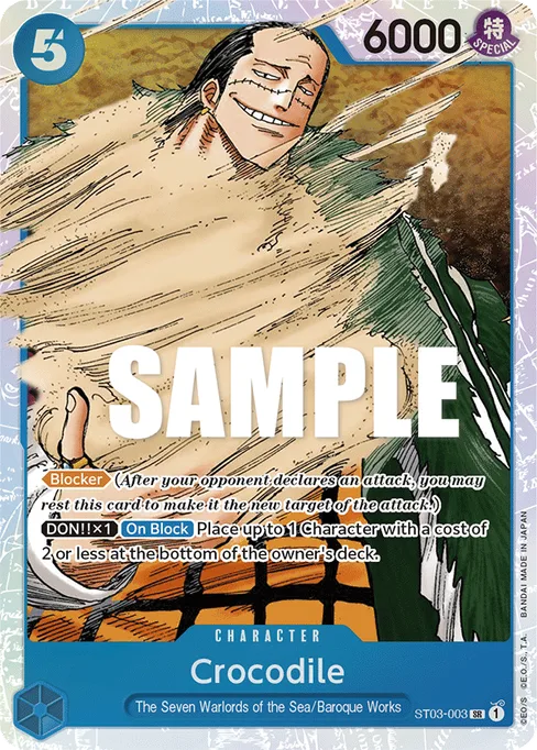 Crocodile, ST03-003, Base, English
